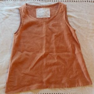 Not Perfect Linen Prague tank